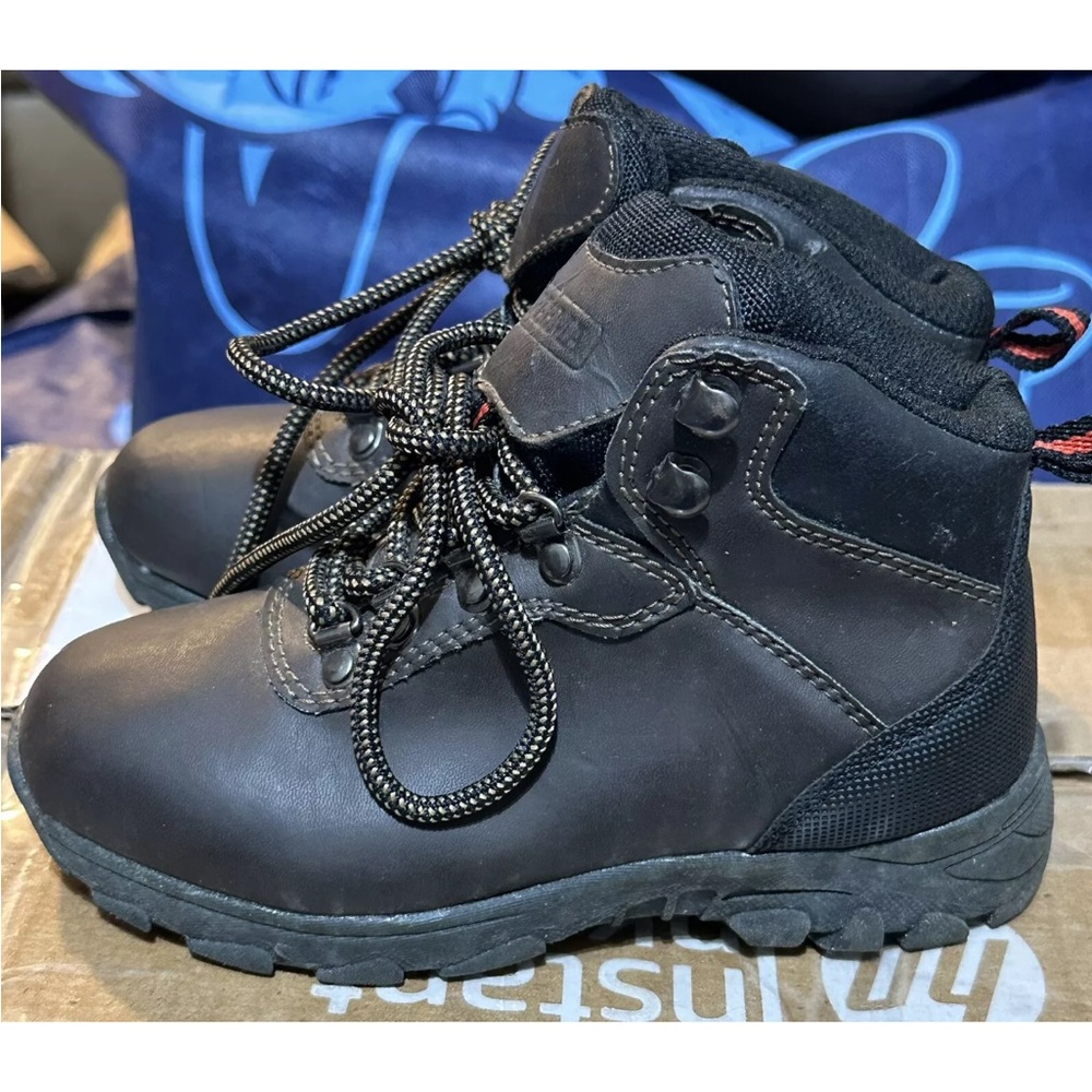 Brahma‎ Ankle Boots Kids Youth 12 Dark Brown Lace Up Boys